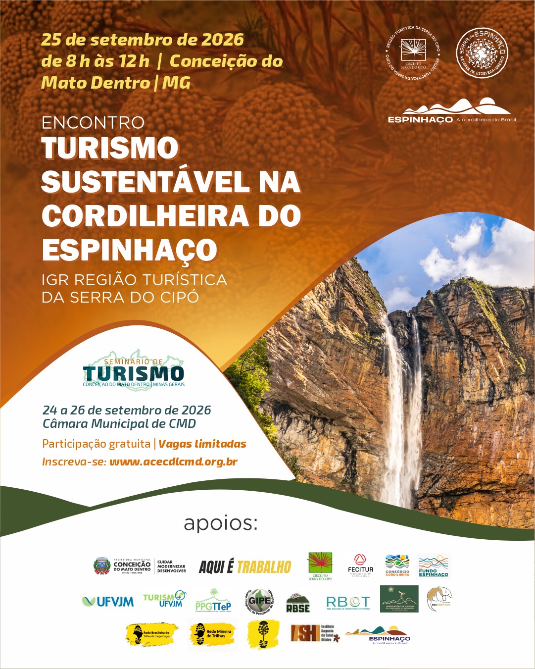 TURISMO SUSTENTÁVEL NA CORDILHEIRA DO ESPINHAÇO | IGR SERRA DO CIPÓ